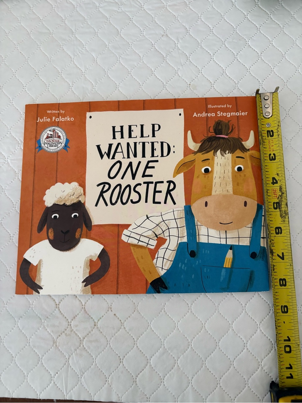 Help Wanted: One Rooster by Julie Falatko, Illustrated Picture Paperback Book
